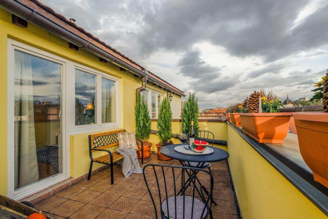 Prague 1 Sunny Apt With Terrace By Michal&Friends Buitenkant foto